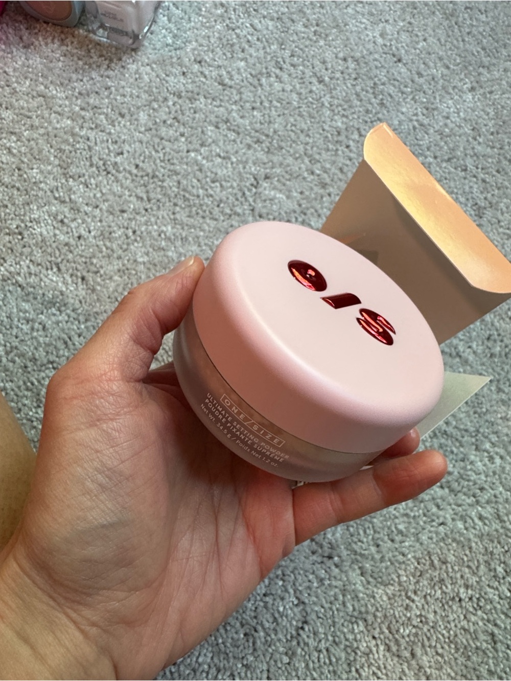 One/ Size ultra Peach setting powder NEW - Picture 3 of 4